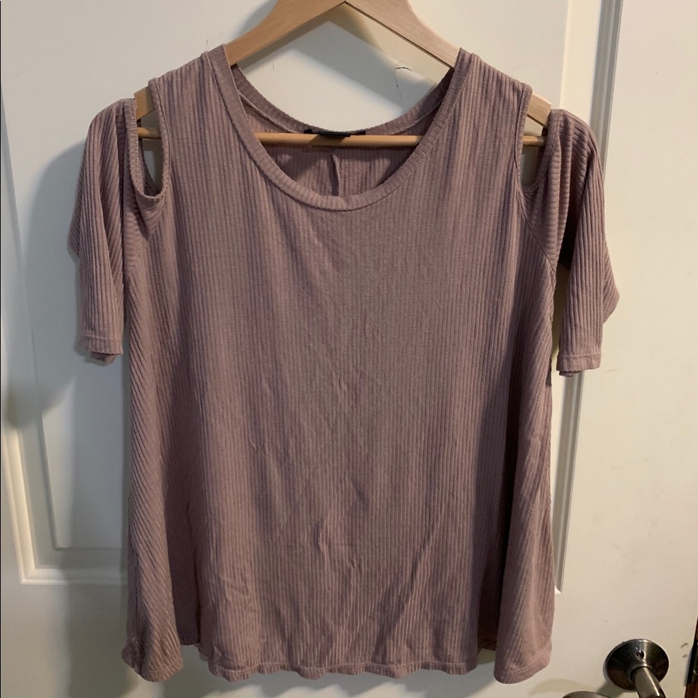 Pastel Pink Missing shoulder T